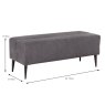 Fama Moonap Monroe Large Footstool Limited Fabrics Dimensions