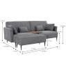 Fama Moonap Monroe Deep 3 Seater Sofa With Medium Footstool With Gap and Table Limited Fabrics Dims