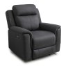 Fenton Electric Reclining Armchair Fabric Gunmetal