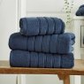 The Lyndon Company Rainham Bath Towel Midnight Lifestyle