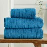The Lyndon Company Wentworth Bath Towel Blue Lifestyle