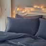 Deyongs Southwick Super King Duvet Cover Set Blue Close Up