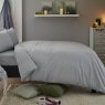 Deyongs Southwick Double Duvet Cover Set Grey Side View