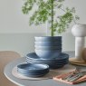 DENBY Sky Blue 12 Piece Dinner Set Stacked Lifestyle