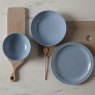 DENBY Sky Blue 12 Piece Dinner Set Lifestyle Overhead