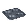 DENBY Quantanium Finish 4 Cup Yorkshire Pudding Tin Side Angle