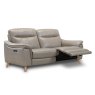 Fossano Electric Reclining 3 Seater Sofa Leather Category 13(S) Mocha