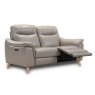 Fossano Electric Reclining 2 Seater Sofa Leather Category 13(S) Mocha