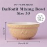 Mason Cash In the Meadows Daffodil Mixing Bowl 21cm Yellow Dimensions