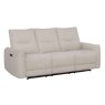 Kasia 3 Seater Electric Reclining Zero Gravity Sofa Fabric Taupe