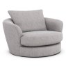 Caspian Cuddler Swivel Armchair Fabric A