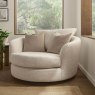 Caspian Cuddler Swivel Armchair Fabric A Lifestyle