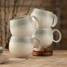 Belleek Tivoli Round Mugs (Set of 4) Lifestyle