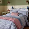 Joules Wandering Indienne Reversible King Duvet Cover Set Blue Close Up