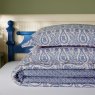 Joules Wandering Indienne Reversible Single Duvet Cover Set Blue Stacked