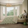 V&A Lerena Reversible Super King Duvet Cover Set Green