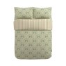 V&A Lerena Reversible Super King Duvet Cover Set Green Cut Out