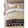 Helena Springfield Elmont Reversible Single Duvet Cover Set Amber Overhead