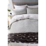 Helena Springfield Elmont Reversible Double Duvet Cover Set Grey Overhead