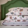 Joules Tree Of Life Reversible Single Duvet Cover Set Multi-Coloured Stacked