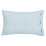 Emira Standard Pillowcase Pair Soft Teal & Green