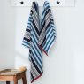 Helena Springfield Beach House Stripe Hand Towel Blue & Red Lifestyle