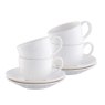 Belleek Erne Espresso Cup & Saucer (Set of 4)