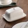Belleek Erne Butter Dish Lifestyle