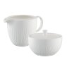 Belleek Erne Milk & Sugar Set