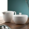 Belleek Erne Milk & Sugar Set Lifestyle