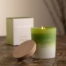 Galway Crystal Lemon Balm & Spearmint Candle with Wooden Lid Small Lifestyle