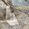 McNutt Supersoft Cillian Throw 145cm x 200cm Beige Lifestyle