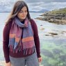 McNutt Forever Mulled Berry Scarf 30cm x 180cm Purple Lifestyle