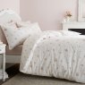 Bianca Fine Linens Vintage Rosebud Lace Reversible King Duvet Cover Set Cream