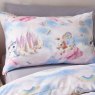 Catherine Lansfield Candy Unicorn Reversible Single Duvet Cover Set Pink Pillow Close Up