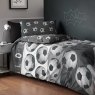 Catherine Lansfield Football Reversible Double Duvet Cover Set Grey Side 1