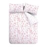Catherine Lansfield Mirabelle Reversible Single Duvet Cover Set Pink Cutout