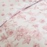 Catherine Lansfield Mirabelle Reversible Double Duvet Cover Set Pink Fabric Close Up