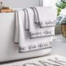 Catherine Lansfield Relax & Unwind Bath Towel Towel White Lifestyle All Sizes