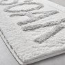 Catherine Lansfield Soak Bath Mat White Close Up
