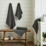 Deyongs Mosley Bath Sheet Charcoal Lifestyle