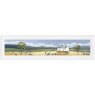 Pastoral III 109cm x 29cm Picture By Geoff Beckett White Frame