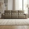 Tayber Mayca 4 Seater Sofa With 3 Seats & Adjustable Headrest Fabric Cat 2 Lifestyle