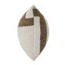 SCATTER BOX Reeve Cushion 50cm x 50cm Tobacco Side