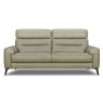 Port Douglas 3 Seater Sofa With 2 Seat Cushions Leather Cat 15 (S)
