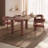 Blair Large 6 Person Dining Table Terracotta Lifestyle