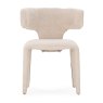 Blair Dining Chair Fabric Beige Front View