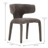 Blair Dining Chair Fabric Grey Dimensions