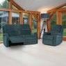 Dakota Cloud Triple Motor Electric Reclining Armchair with Head & Lumbar Adj Fabric Lifestyle