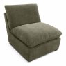 Darren 1.5 Seater Modular Armless Chair Fabric Forest Night